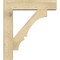 Ekena Millwork Balboa Block Rough Sawn Bracket w/ Offset Brace, Douglas Fir, 8"W x 34"D x 38"H BKT0806X34X38BOA05RDF - alternate 4